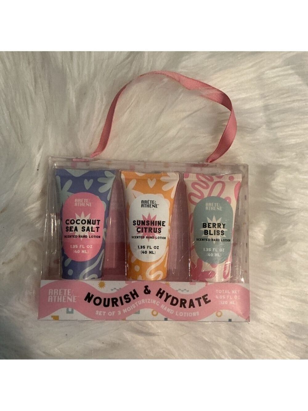 Arete Athene set of 3 moisturizing hand lotions new